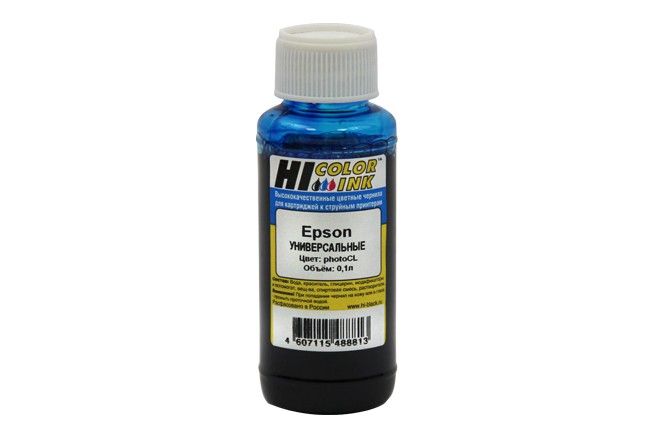 Чернила Hi-Black Универсальные для Epson (Тип E), 	Light Cyan, 0,1 л.