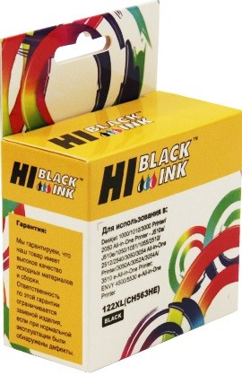 Картридж Hi-Black (HB-CH563HE) для HP DJ 1050/ 2050/ 2050S, №122XL, Bk