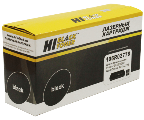 Тонер-картридж Hi-Black (HB-106R02778) для Xerox Phaser 3052/ 3260/ WC ...