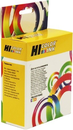 Картридж Hi-Black (HB-C6578) для HP DJ 970/ 1000/ 1100, №78, Color