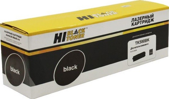 Картридж Hi-Black (HB-TK-580Bk) для Kyocera-MitaFS-C5150DN/ ECOSYS P6021, Bk, 3,5K