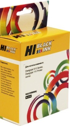 Картридж Hi-Black (HB-CH565A) для HP DJ 510, №82, Bk
