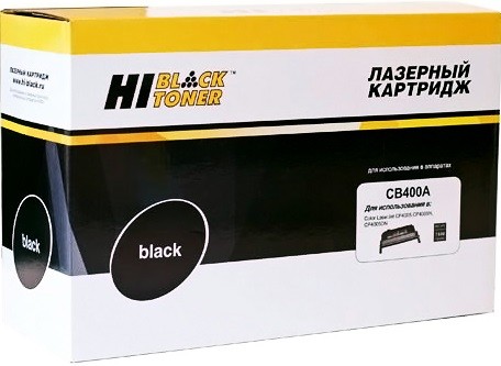 Картридж Hi-Black (HB-CB400A) для HP CLJ CP4005/ 4005n/ 4005dn, Bk, 7,5K