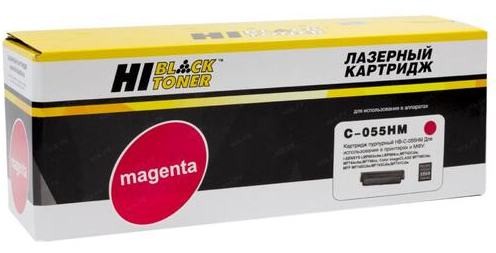 Картридж Hi-Black (HB-№055H M) Canon i-Sensys LBP663Cdw/ 664Cx ...