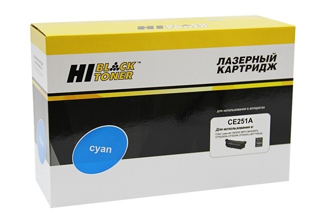 Картридж Hi-Black (HB-CE251A) для HP CLJ CP3525/ CM3530, C, 7K
