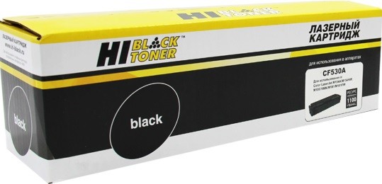 Картридж Hi-Black (HB-CF530A) для HP CLJ Pro M154A/ M180n/ M181fw, Bk, 1,1K