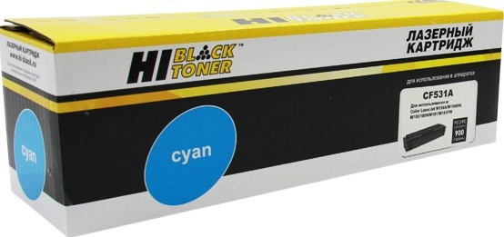 Картридж Hi-Black (HB-CF531A) для HP CLJ Pro M154A/ M180n/ M181fw, C, 0,9K
