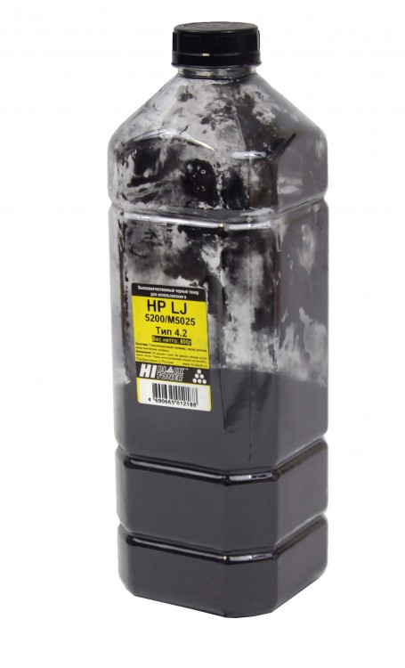 Тонер Hi-Black для HP LJ 5200/ M5025, Тип 4.2, Black, 600 г, канистра