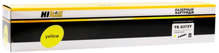 Тонер-картридж Hi-Black (HB-TK-8375 Y) для Kyocera TASKalfa 3554ci, Yellow, 20K (с чипом)