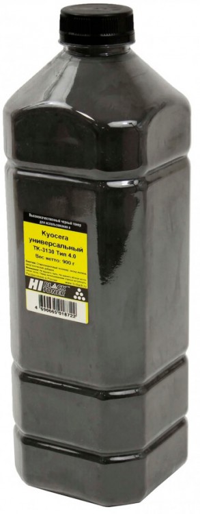 Тонер Hi-Black Универсальный для Kyocera TK-3130, Тип 4.2, Black, 900 г, канистра