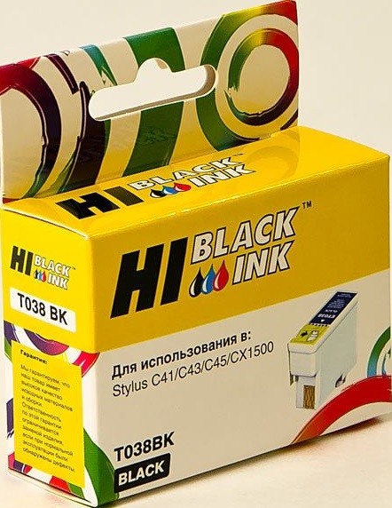 Картридж Hi-Black (HB-T0381) для Epson Stylus C43/ C45, Bk