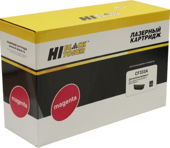 Картридж Hi-Black (HB-CF333A) для HP CLJ M651n/ 651dn/ 651xh, №654A, M, 15K