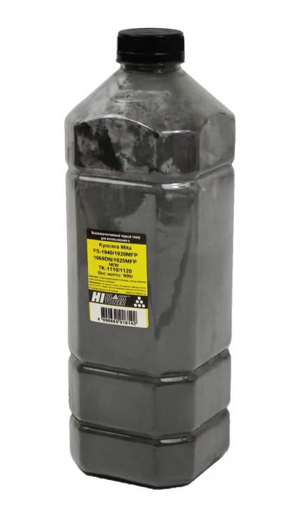 Тонер Hi-Black для Kyocera FS-1040/ 1020MFP/ 1060DN/ 1025MFP (TK-1110/ 1120) Black, 900г, канистра