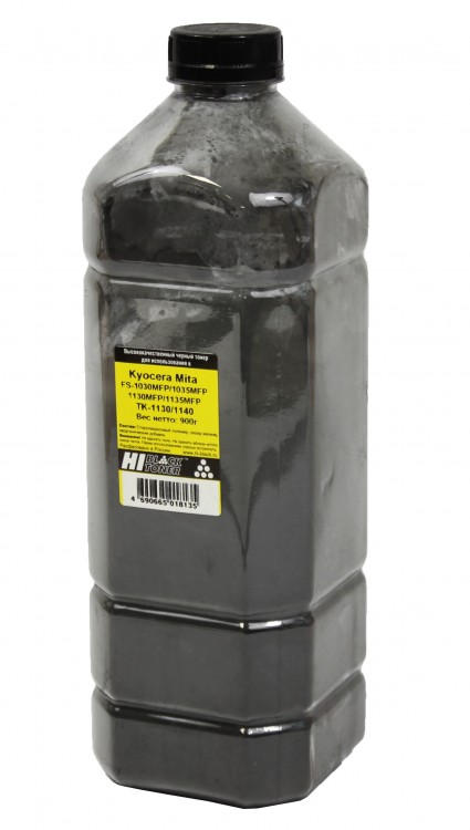 Тонер Hi-Black для Kyocera FS-1030MFP/ 1035/ 1130/ 1135 (TK-1130/ TK-1140), Black, 900г, канистра