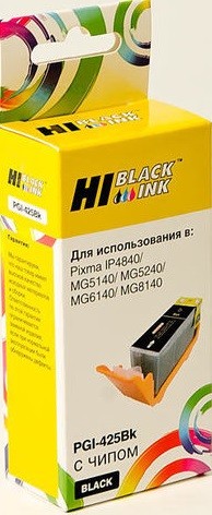 Картридж Hi-Black (HB-PGI-425-PGBk) для Canon PIXMA iP4840/ MG5140/ MG6140, Bk