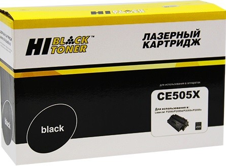 Картридж Hi-Black (HB-CE505X) для HP LJ P2055/ P2050/ Canon №719H, 6,5K
