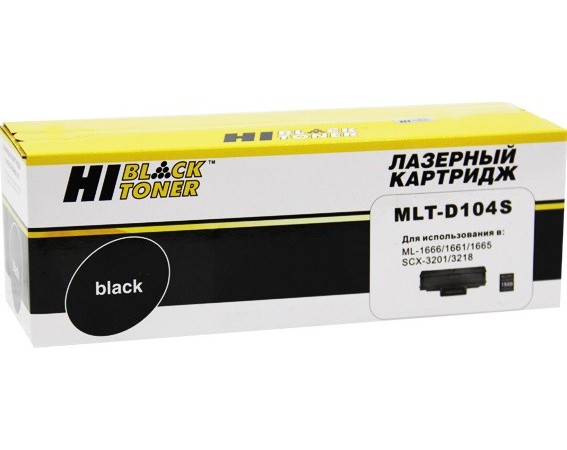 Картридж Hi-Black (HB-MLT-D104S) для Samsung ML-1660/ 1665/ 1860/ SCX-3200/ 3205, 1,5K